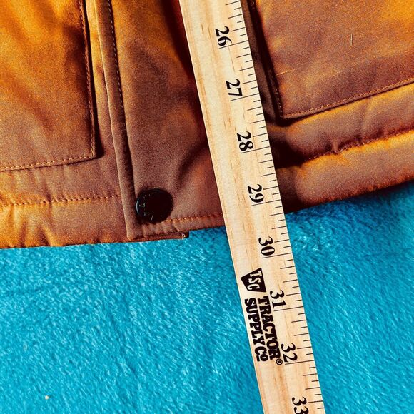 Levi's Mens Sz Small Brown Arctic Cloth Quilted Lined Four Pocket Chore New $29 - Picture 8 of 15